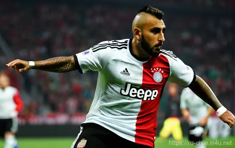 아르투로 비달 선수 분석 - **Prompt: "The Genesis of a Warrior King"**
    A young Arturo Vidal, around 8-10 years old, passion...